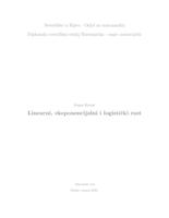 prikaz prve stranice dokumenta Linearni, eksponencijalni i logistički rast
