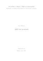 prikaz prve stranice dokumenta AKS test prostosti