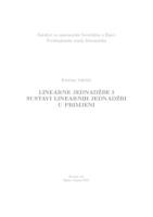 prikaz prve stranice dokumenta Linearne jednadžbe i sustavi linearnih jednadžbi u primjeni